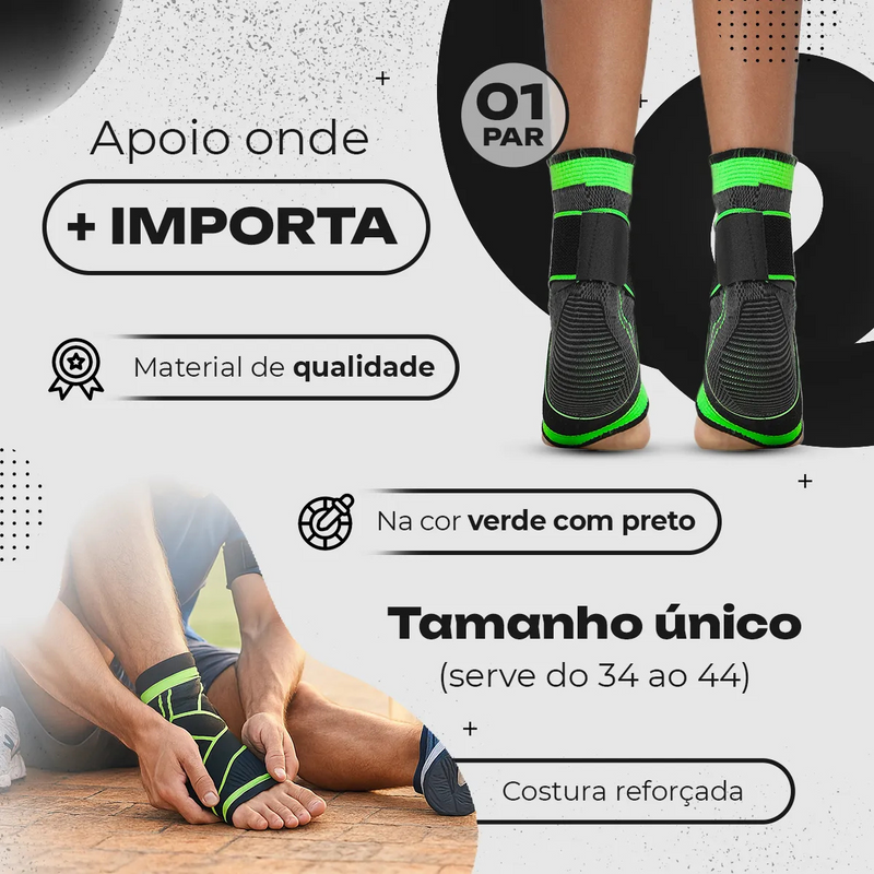 Tornozeleira de compressão ortopédica