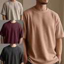 Camiseta no estilo oversized texturizada - kit com 4 unidades