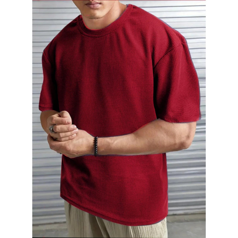 Camiseta no estilo oversized texturizada