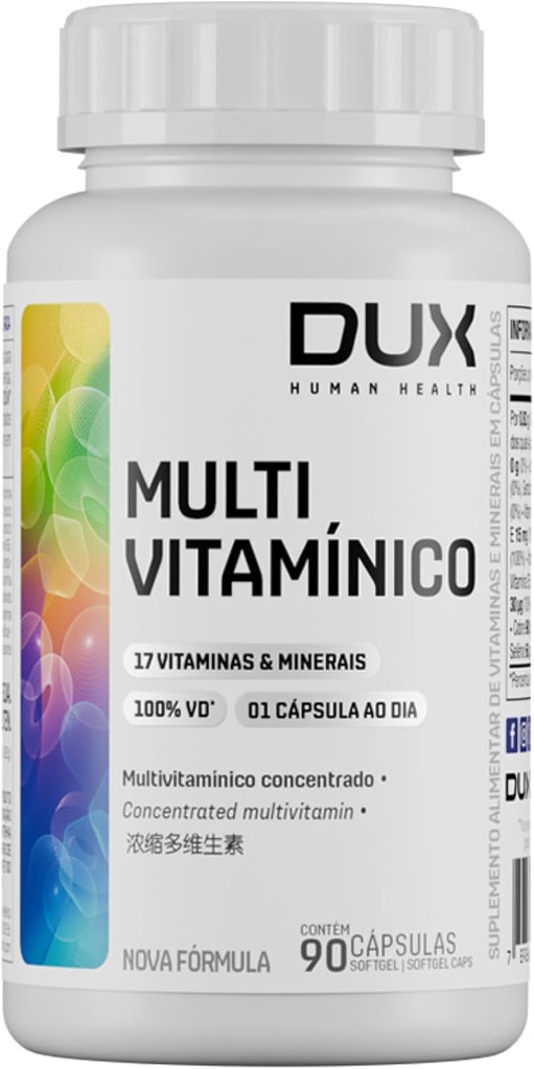 Dux Nutrition Multivitamínico Esportivo - 30 Cápsulas Softgel