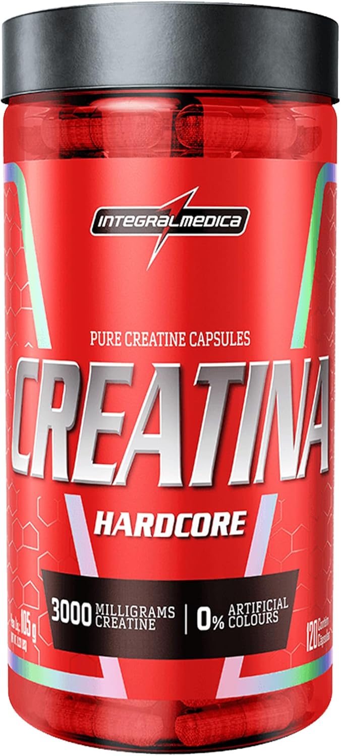 Integralmedica - Creatina em Cápsulas Hardcore - 100% Pura e Monohidratada