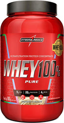 Integralmédica - Whey Protein Concentrado 100% Pure - 21g de Proteína por Scoop, Suplementação Alimentar Pós-Treino, Fórmula Enriquecida com BCAAs - Pote 900g