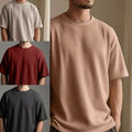 Camiseta no estilo oversized texturizada - kit com 4 unidades