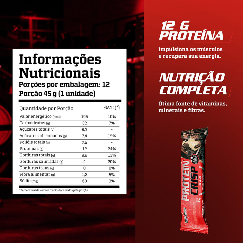 Integralmédica - Barra Proteína - Display com 12 unidades