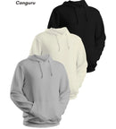 Moletom sem capuz / com capuz e com bolso