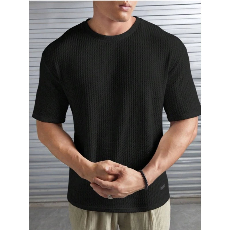 Camiseta no estilo oversized texturizada