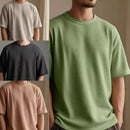 Camiseta no estilo oversized texturizada - kit com 4 unidades